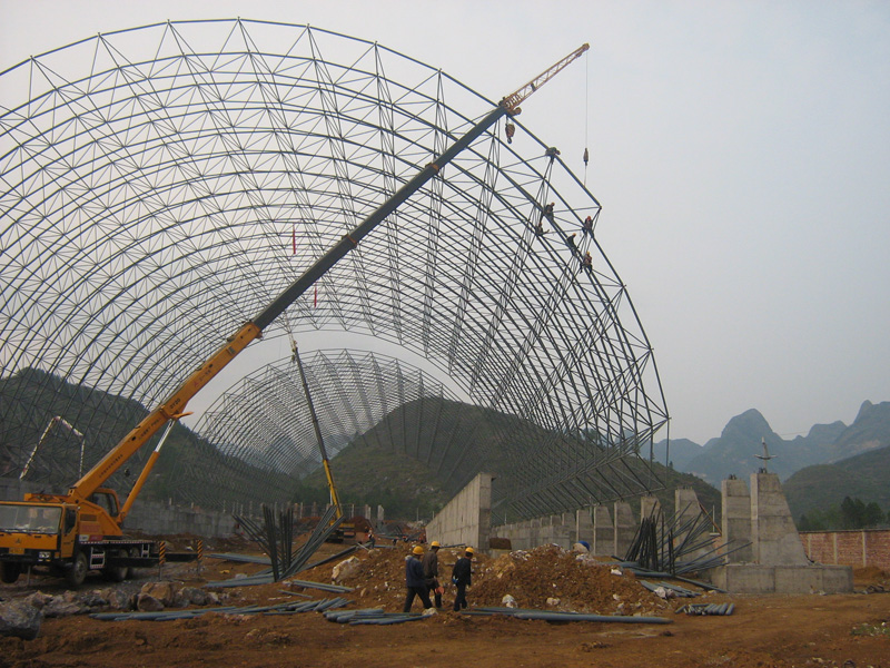 房山电厂网架煤棚